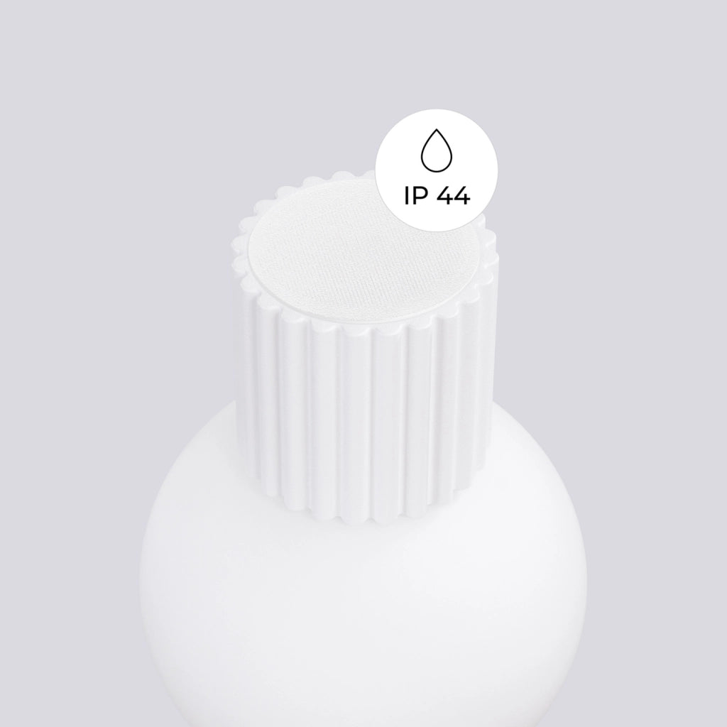Applique Pure Lume SFERA bianca sfera vetro G9 IP44