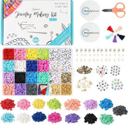 Set di perle in poliuretano - Più di 3000 perle e 15 colori per gioielli DIY