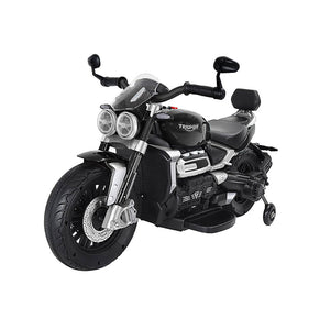 Moto Elettrica per Bambini 12V con Licenza Triumph Rocket 3GT Nera