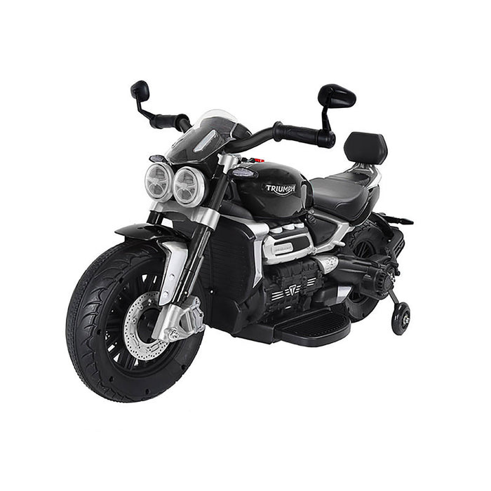Moto Elettrica per Bambini 12V con Licenza Triumph Rocket 3GT Nera