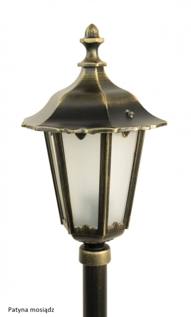 Lampione giardino esterno Retro SU-MA nero 76cm E27 IP43