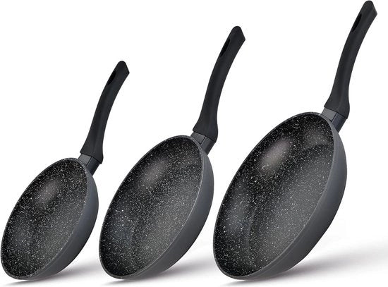 Set di pentole - Piatto di cottura con coperchio - Piatto da stufato - Piatto da brasatura - Piatto wok