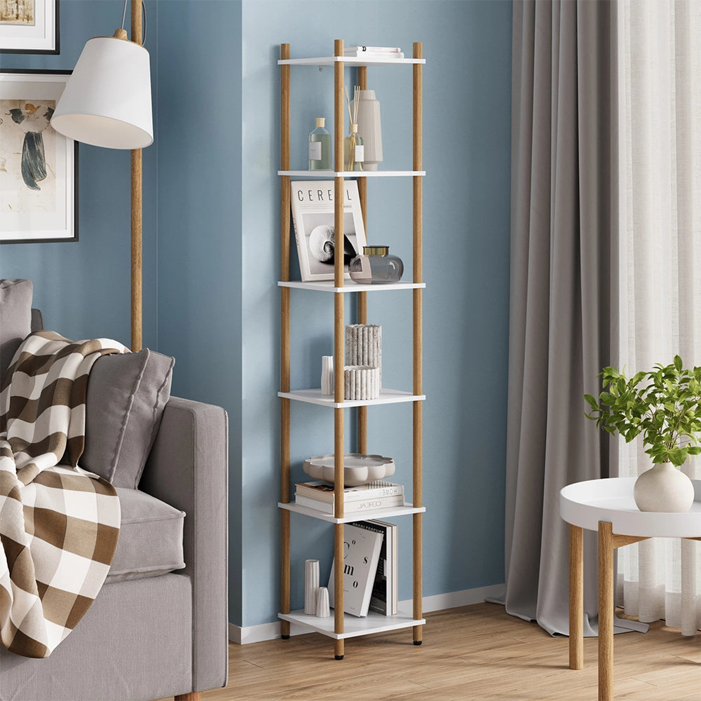 Vicco Libreria Bianco/pino 30 x 163.5 cm 6 ripiani