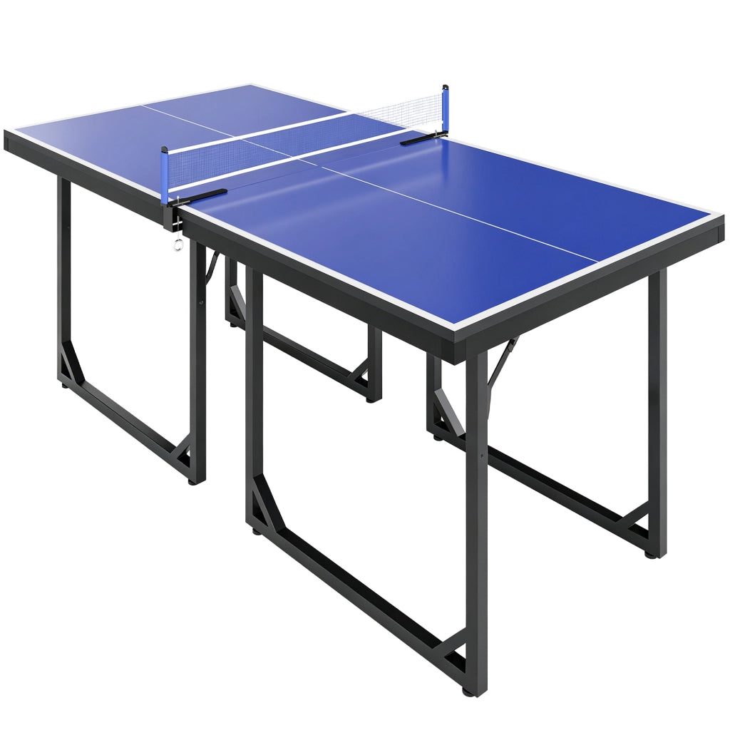 Tavolo da Ping Pong Pieghevole ¨C zephmum ¨C Blu e Viola 182x91 cm