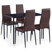 Set da Pranzo 5 pz Marrone cod mxl 11929