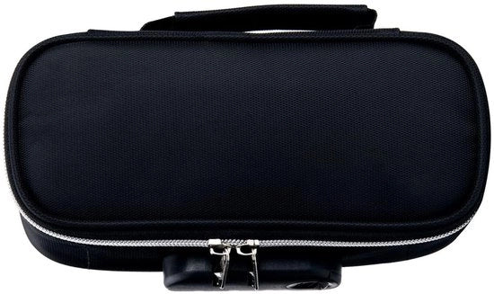 Etui con Grande Capacità - Etui Chiuso a Chiave - Organizzatore - Etui in Canapa - Per Signore/Signora - Chiusura Sicura - Etui per Pennarelli