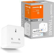 Pacco da 4 Scatole da Parete Wi-Fi con Misurazione della Potenza, Controllo Remoto e Controllo di Voz con Alexa compatibile con Presa UK.