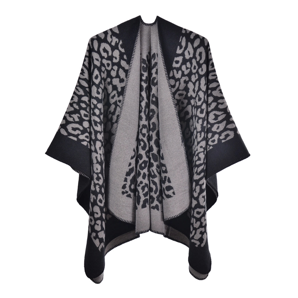 Elegante scialle/mantella in cashmere, nuovo modello autunno/inverno.