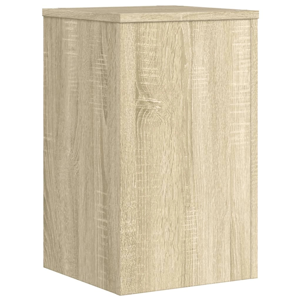 Portavasi mobili per fiori set da 2 legno ingegnerizzato Sonoma marrone 02_0045345