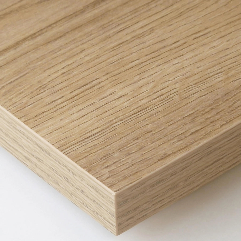 Consolle allungabile, 58 fino 160x90x73cm, Per 8 persone, Gambe in legno, colore Rovere RF2755