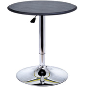 EasyComfort Tavolino da Bar Rotondo Girevole e Regolabile in Altezza (67-93cm)