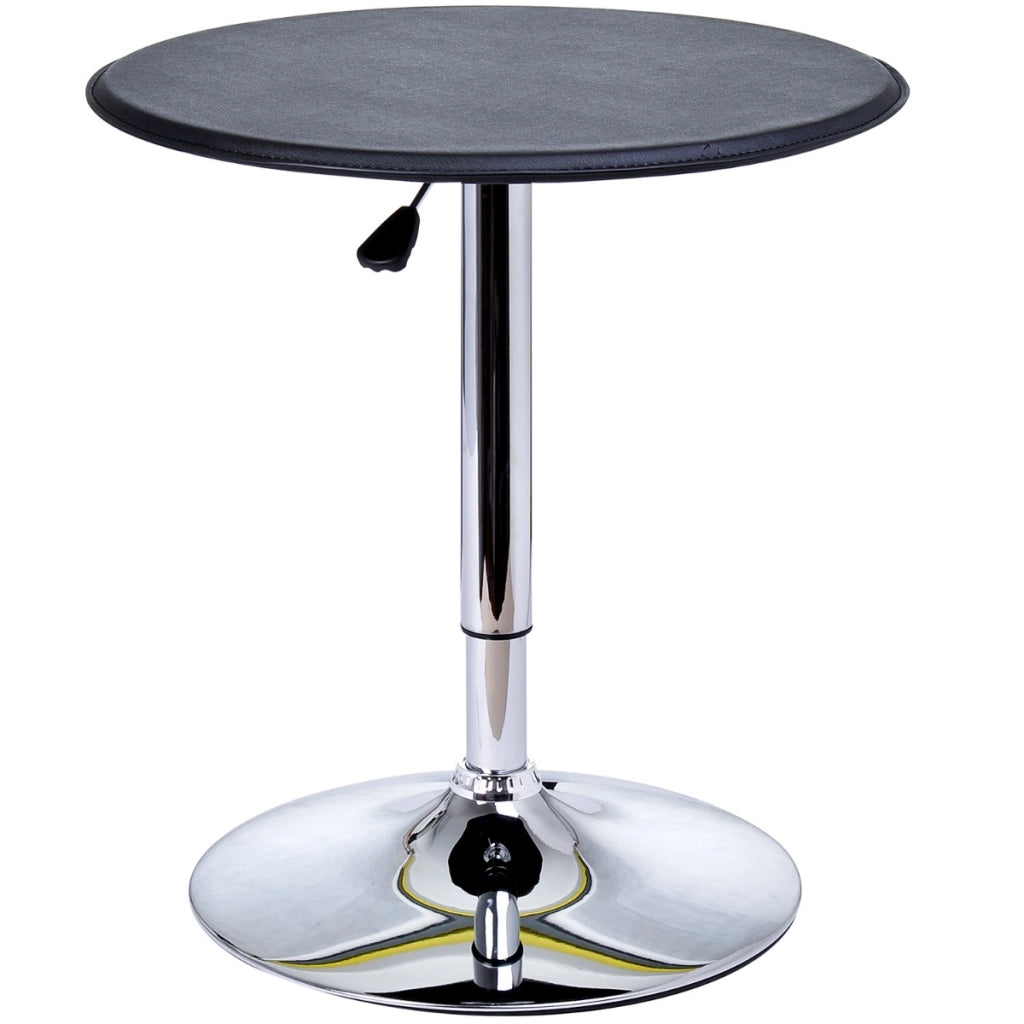 EasyComfort Tavolino da Bar Rotondo Girevole e Regolabile in Altezza (67-93cm)