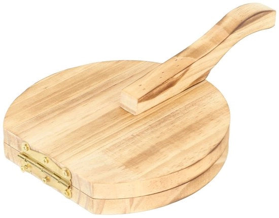 Impastatrice in legno per tortillas e pizze - Accessorio da cucina - Rotolo per impasto - Manuale - Adatto per forni a microonde
