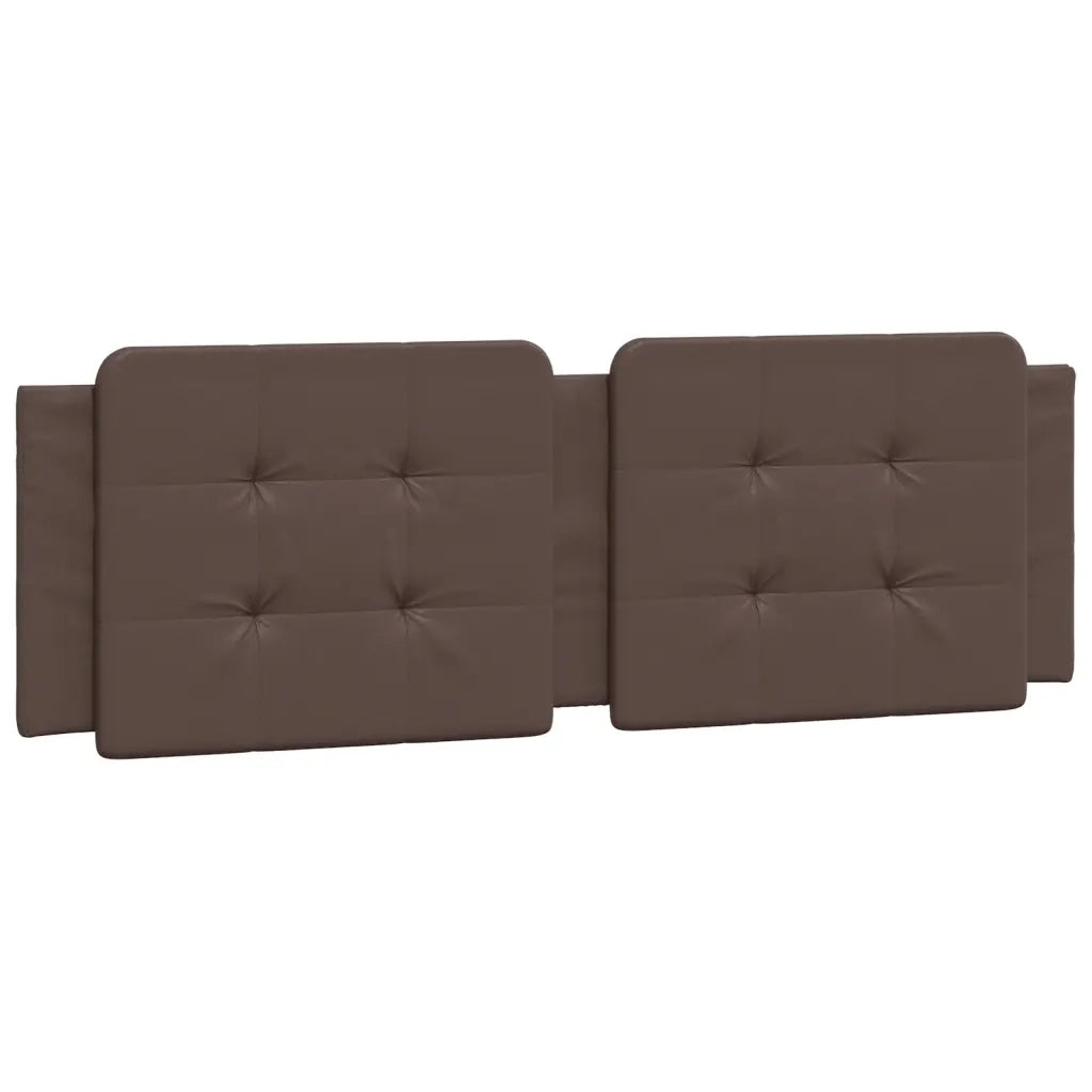 Cuscino Testiera Zadar Marrone 160 cm in Similpelle 374868