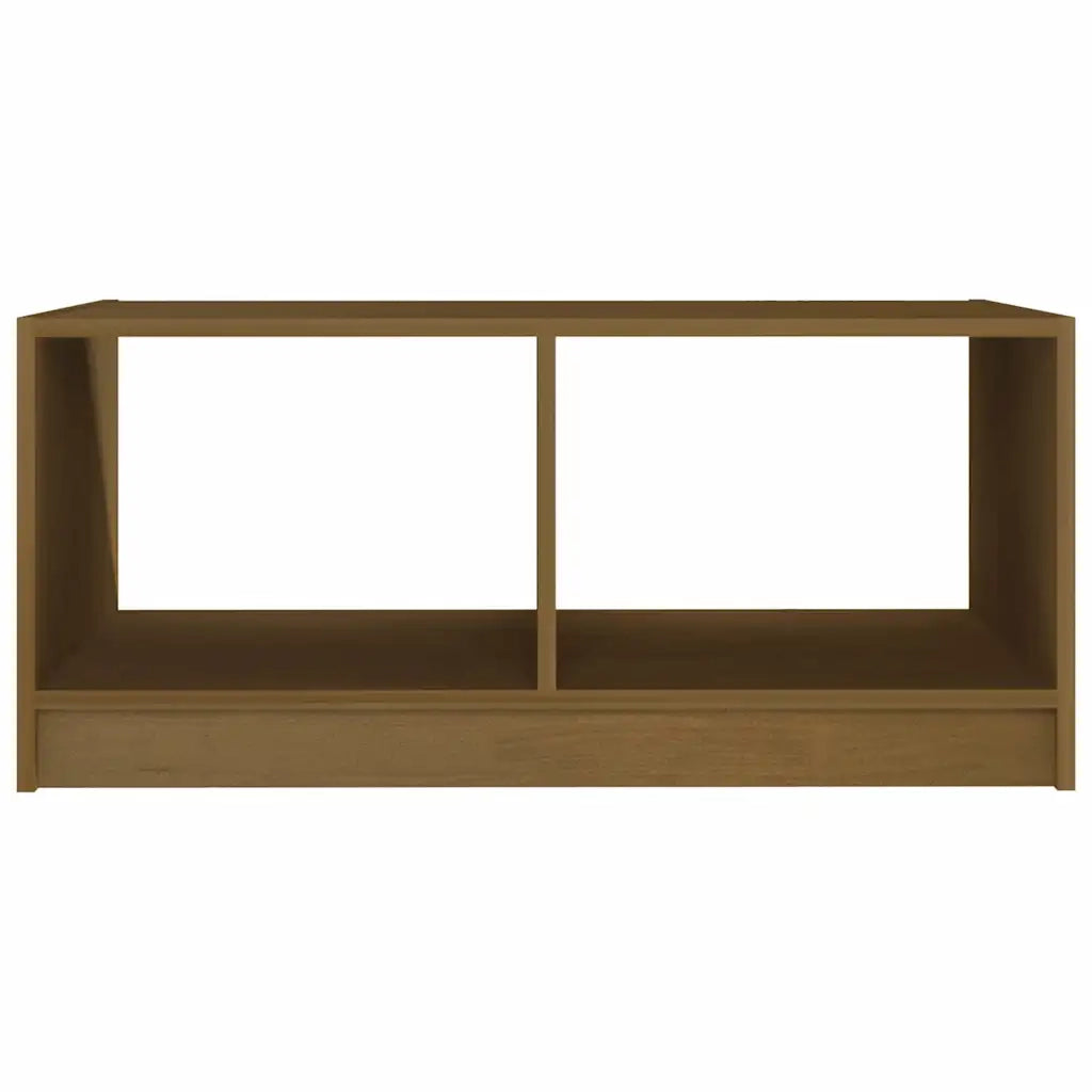 Tavolino da Salotto ambra 75x50x33,5 cm Legno Massello di Pino 809909