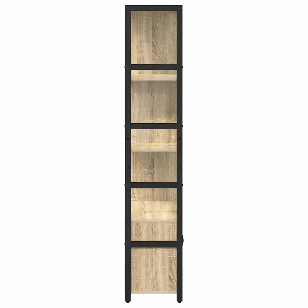 vidaXL Libreria rovere sonoma 80 x 30 x 155.5 cm Legno multistrato