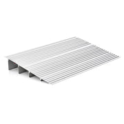 Rampa per soglia porta 86,5 x 54 x 10,5 cm con altezza regolabile superficie antiscivolo design moderno in alluminio argento 20_0020558