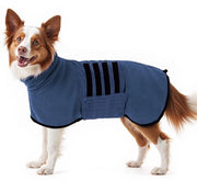 Cappotti per cani assorbenti - Microfibra - Velociamente asciuganti - Adattabili - Chiusura con cinturino - Adattamento perfetto per cani e gatti - Cappotto per cani asciugacani