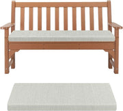 Cuscino per Sedia - Cuscino Rimovibile per Sedia da Cucina e Sedia da Giardino - 1 pezzo - Beige - 120x40x5 cm