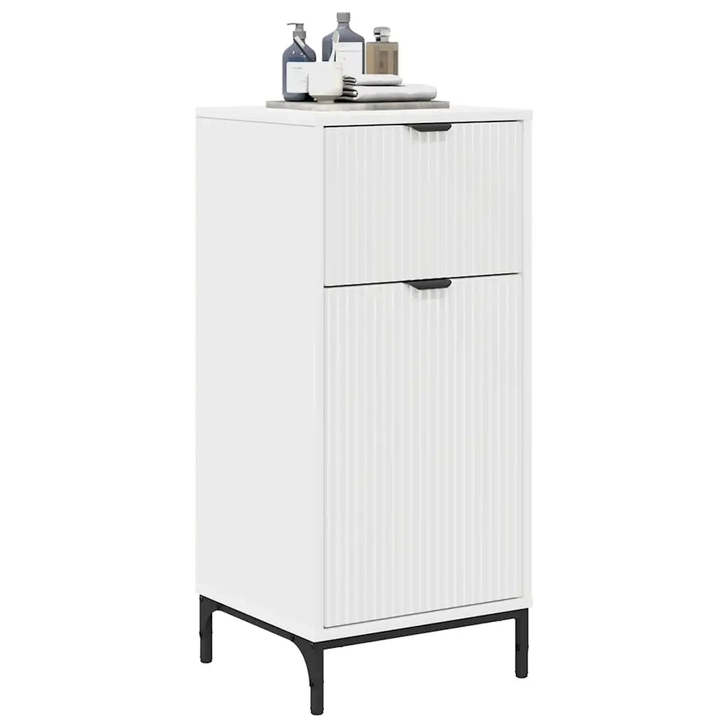 Mobile da Bagno con cassetto con porta Bianco 39,5 x 36 x 88 cm 883394