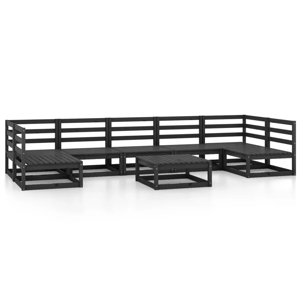 Set Divani da Giardino 8 pz in Legno Massello di Pino 3076138