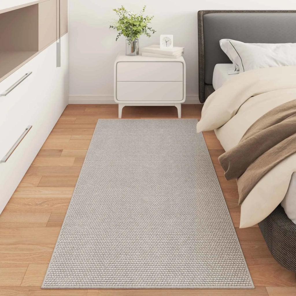 Tappeti per area Rettangolare LUGO Crema 200 x 80 cm Poliestere