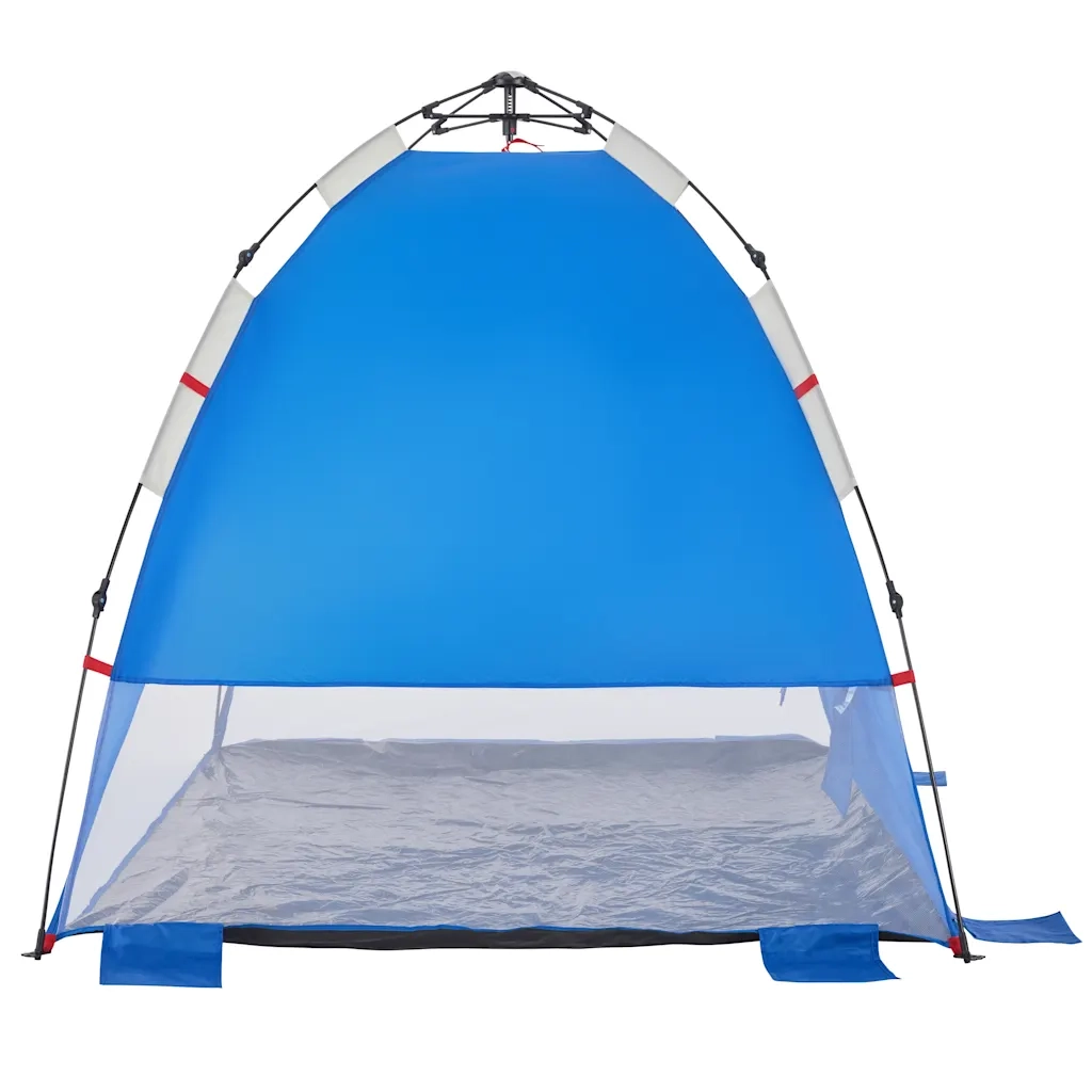 Tenda da Spiaggia 2Persone Azzurro Rilascio Rapido Impermeabile 4005299