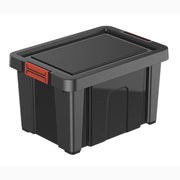 Contenitore Box Multiuso Porta attrezzi Portaoggetti Bricolage Nero 20 Litri
