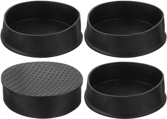 Protezioni per gambe di tavolo antiscivolo - 4 pezzi - Adatti per esterni da 120 mm - PVC non marcatore - Protezioni per gambe di tavolo - Resistenti agli urti - Protezioni per gambe di tavolo