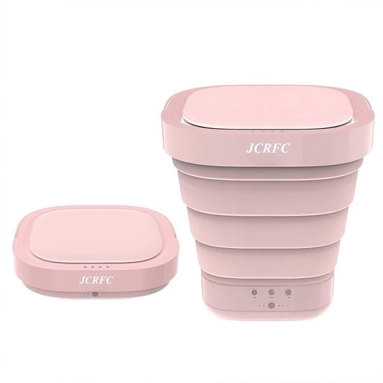 Mini Lavatrice Portatile per Campeggio e Appartamenti - Ripiegabile e Energeticamente Sostenibile (10cm Alto)