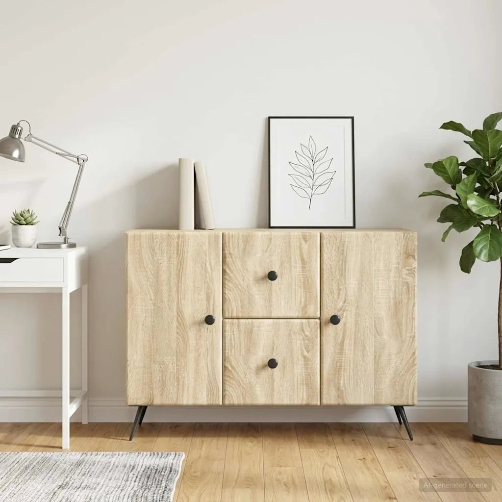 Credenza Rovere Sonoma 89 x 34,5 x 60 cm Legno ingegnerizzato 895577