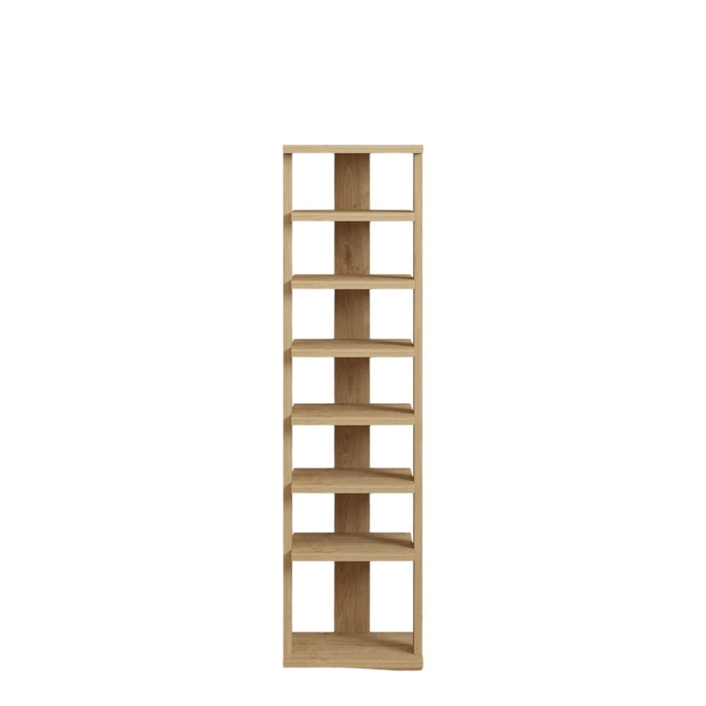 Scarpiera in legno "Ayka" - 30 x 30 x 110 cm - Beige