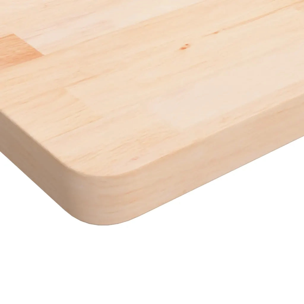 Piano Tavolo Quadrato 50x50x4 cm Massello Rovere Non Trattato 342943
