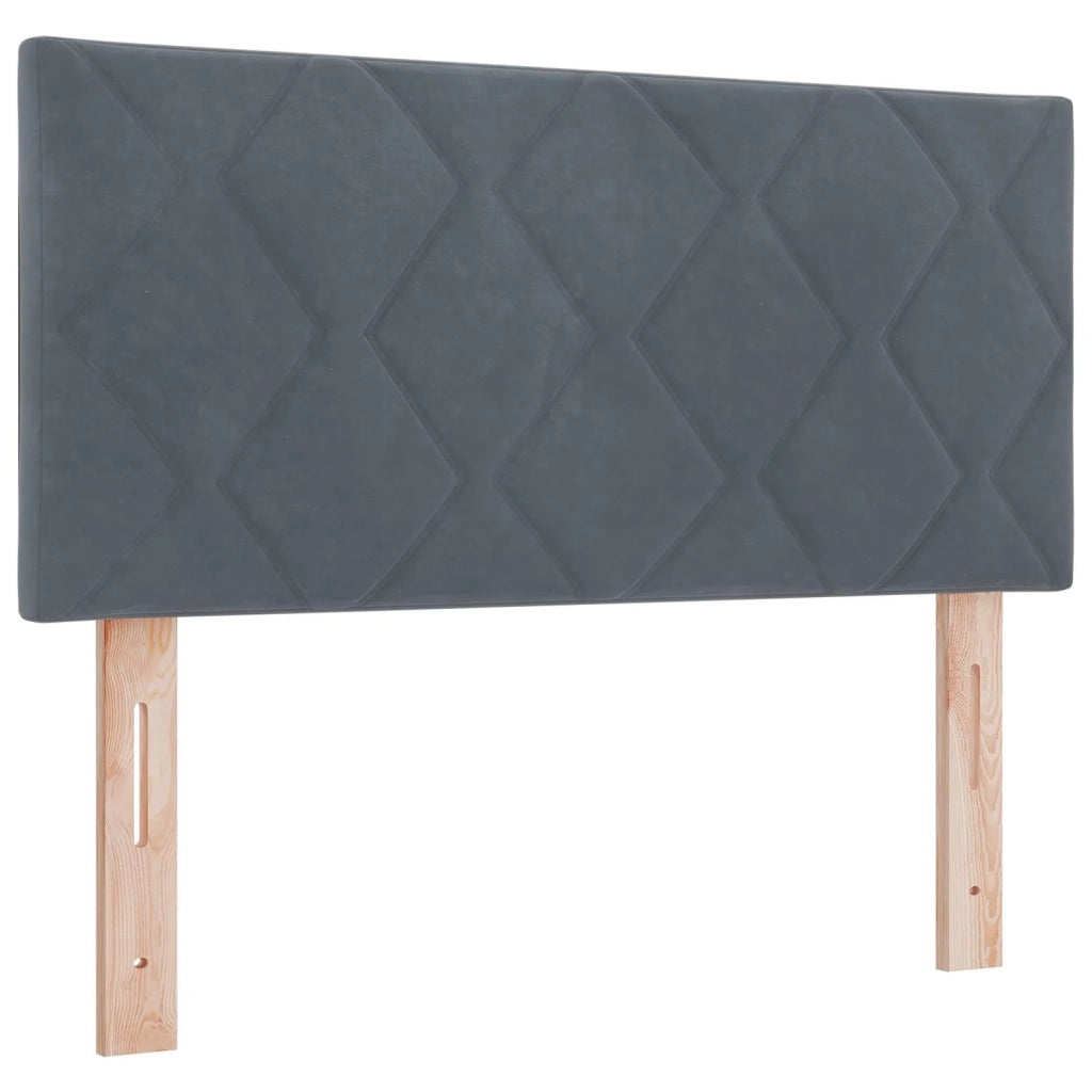 Letto con Contenitore Grigio Scuro 90 x 190 cm Velluto 3458836