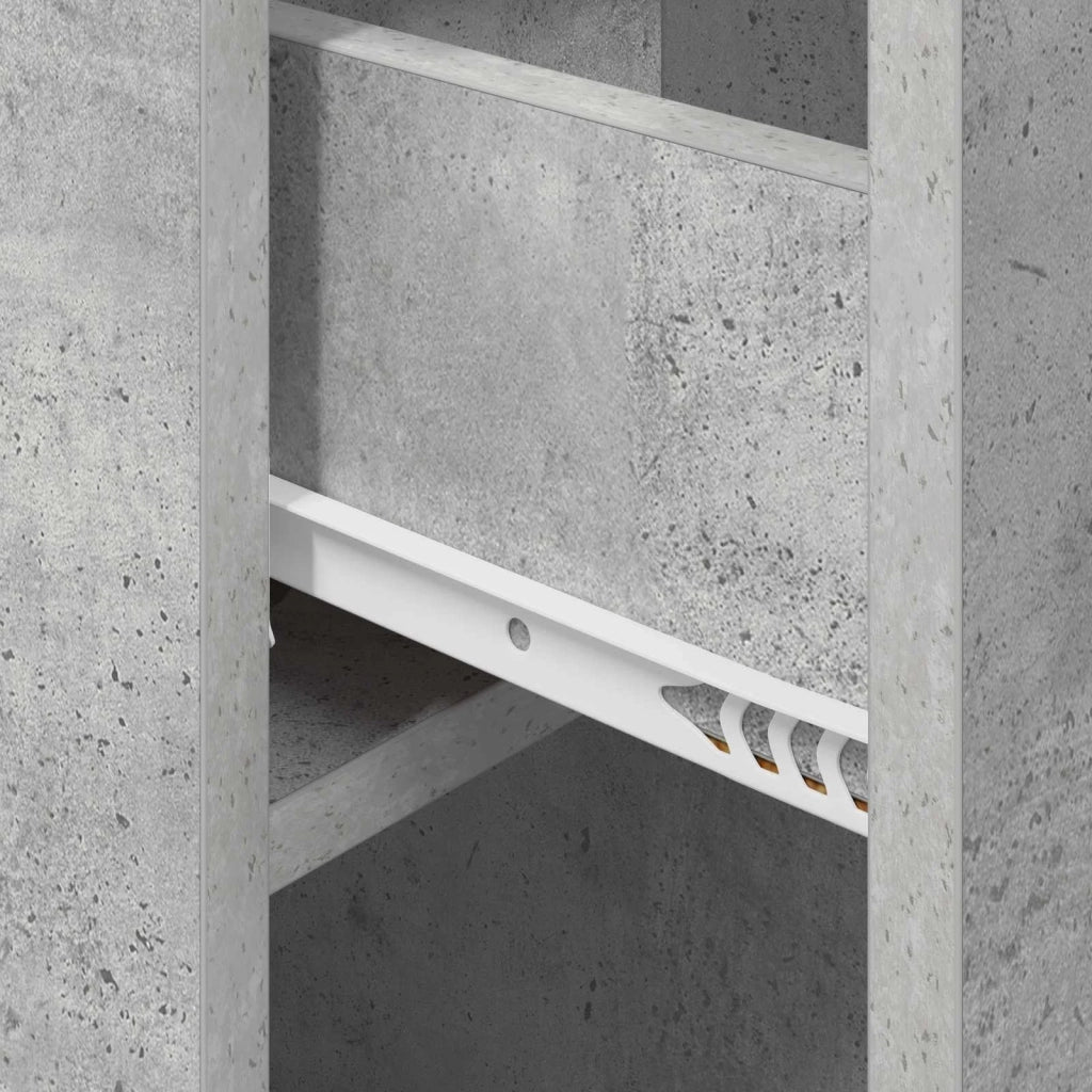 Armadietto per letto Grigio Cemento 29 x 31,5 x 49 cm 8001103