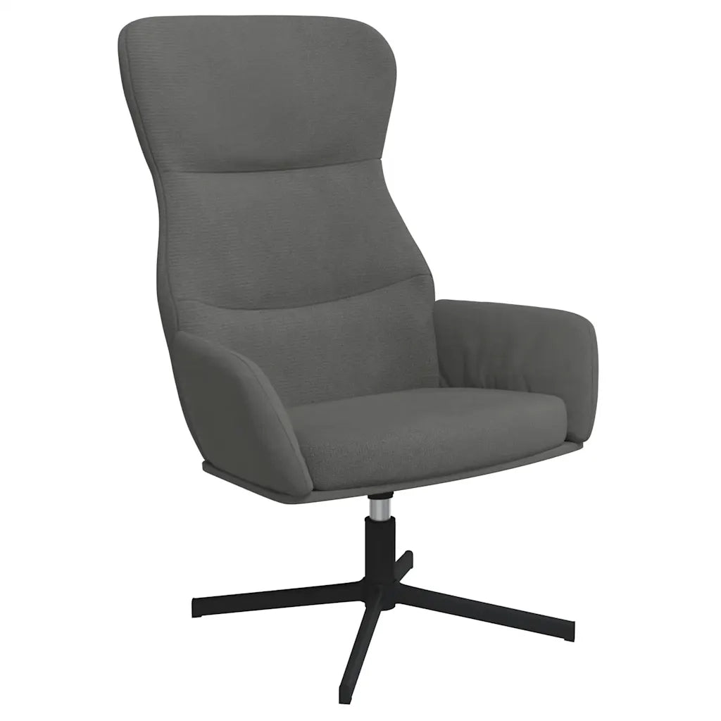 Sedia Relax Grigio Scuro in Velluto cod mxl 14535