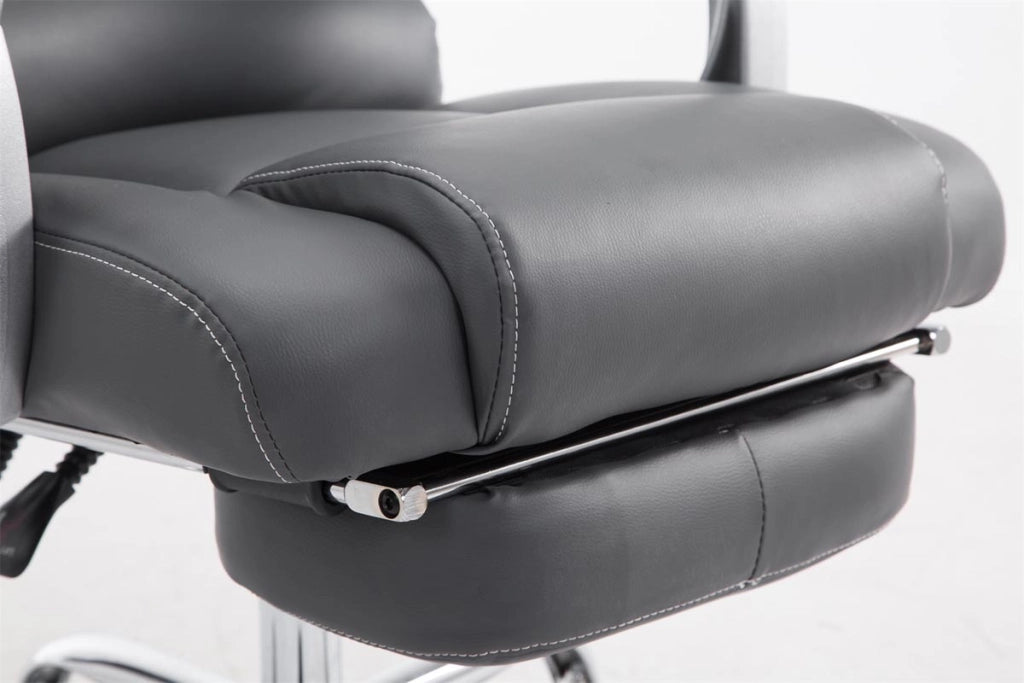 Sedia da ufficio Pacific in similpelle grigio