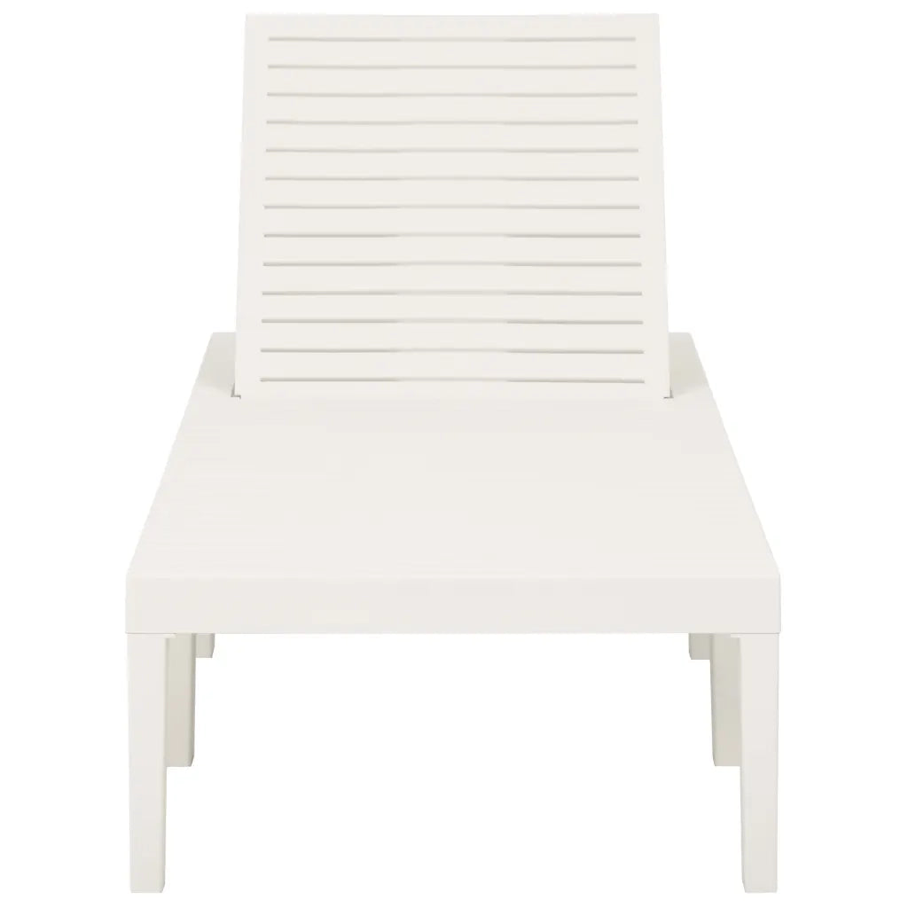 Lettino Prendisole in Plastica Bianco cod mxl 5871