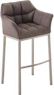 Barhocker Damaso E Stoff mit 4-FuЯ Gestell