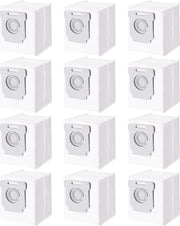 12 sacchi aspiratore per Roomba i7 i7+ i3 i3+ i4 i4+ i6 i6+ i8 i8+ j7 j7+ S9 S9+ E5 E6 E7 Stazione di aspirazione Clean Base, Accessori di ricambio per sacchi aspiratore per modelli Roomba serie i/s/j.