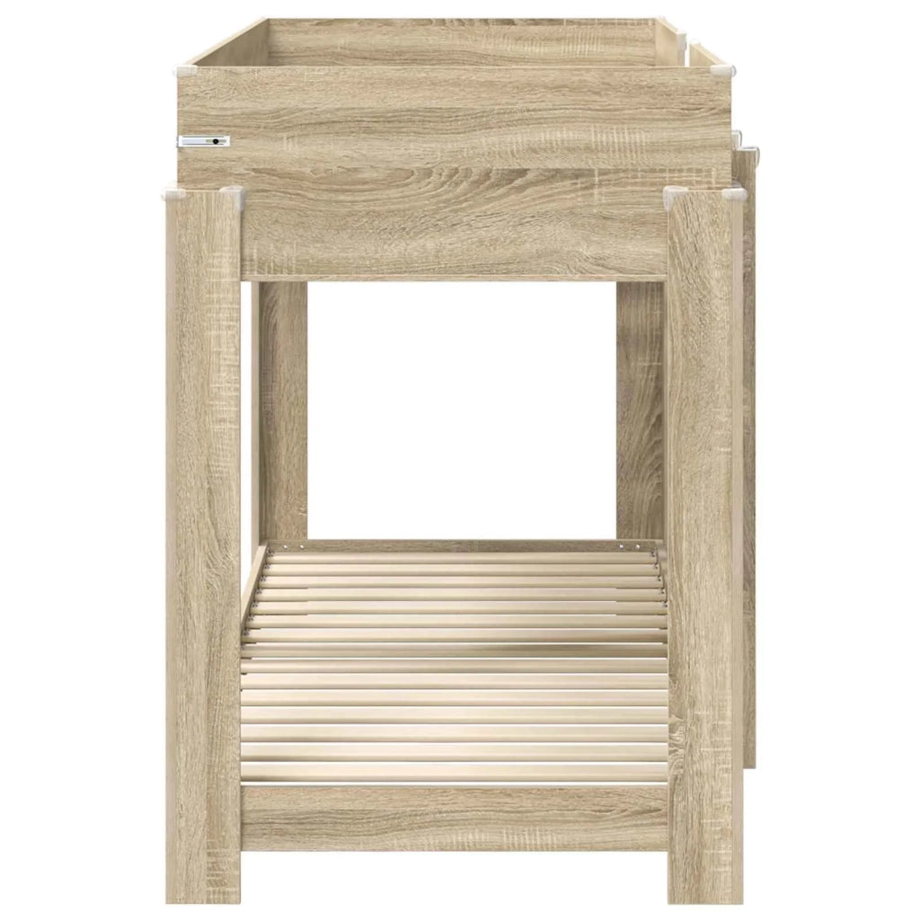 Letto a Castello per Bambini Rovere Sonoma 75 x 190 cm
