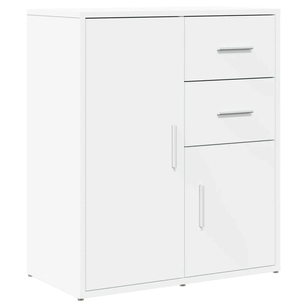 Buffet credenza cassettiera armadio mobile contenitore organizer per cucina soggiorno salotto 60 x 31 x 70 cm legno ingegnerizzato bianco 02_0030342