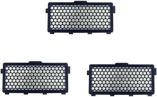Tre pezzi Filtro Hepa - adatto per Miele Classic Compact C1, Complete C2 & C3 - SF-HA 50、S4、S5、S6、S8、S4000、S5000 - Filtro a Carbonio