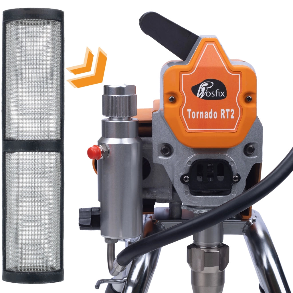 Filtro per Spruzzatore Airless di Verniciatura – 91mm 60 Mesh | Compatibile con Rosfix Tornado RT2/RT3/RT4, Graco