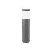 Lampada da Terra Bollard James Grigio 35cm - Paletto LED Outdoor IP54 con Attacco E27 e Diffusore in Policarbonato - Rossini Group