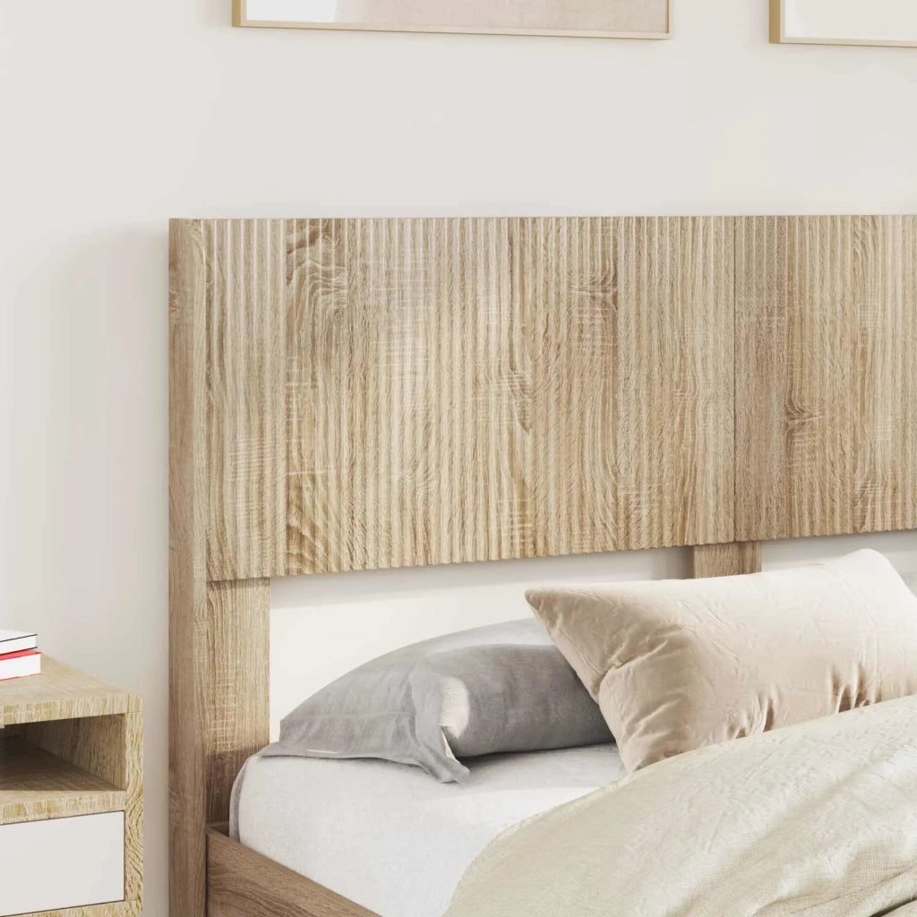 Struttura del letto con stoccaggio e testata Rovere Sonoma 3414289