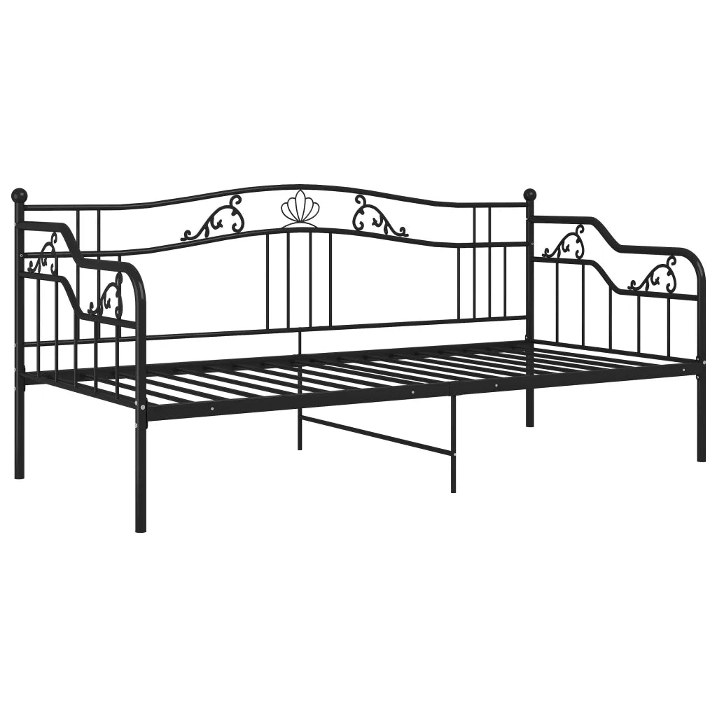 Divano letto | Sof¨¤ letto | Letto singolo Telaio Nero in Metallo 90x200 cm