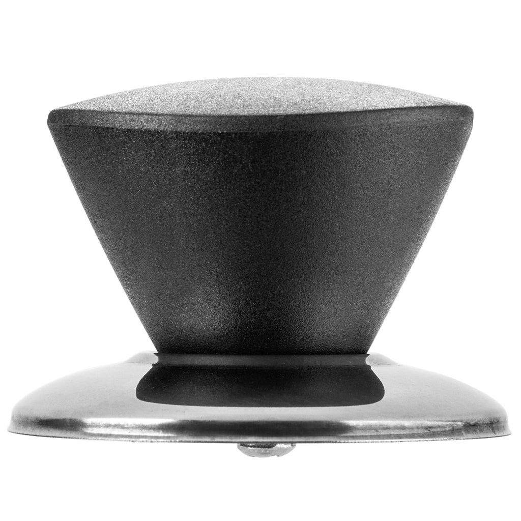 Pomello per maniglia del coperchio KADAX per coperchi di pentole, padelle e pentole, nero