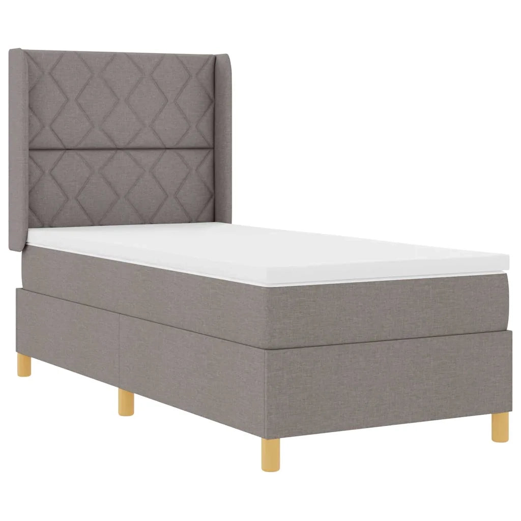 Letto a molle con materasso Talpa 140 x 190 cm Tessuto 3343732