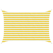 Telo Ombra Giallo e Bianco 2 x 2,5 m HDPE 42032816